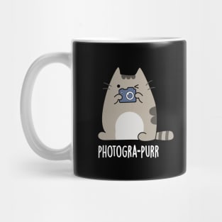 Photogra-purr Cute Cat Photographer Pun Mug